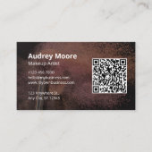 Carte De Visite Artiste de maquillage (Devant)