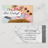 Carte De Visite Artiste de maquillage (Devant / Derrière)