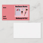 Carte De Visite Artiste de maquillage (Devant / Derrière)