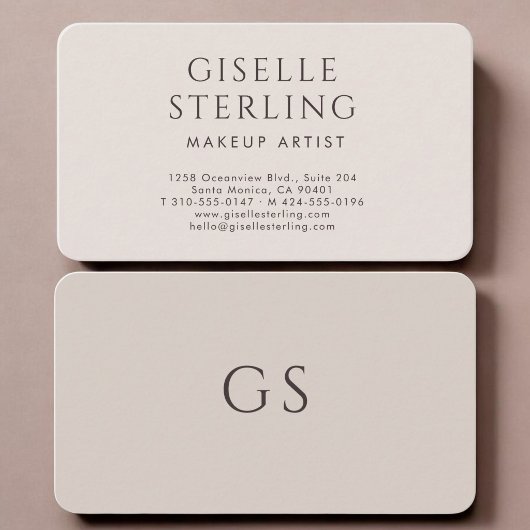 Carte De Visite Artiste de Maquillage