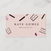 Carte De Visite Artiste de maquillage (Devant)