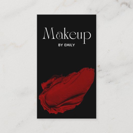Carte De Visite Artiste de maquillage (Devant)