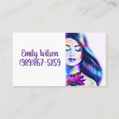 Carte De Visite Artiste de maquillage (Dos)