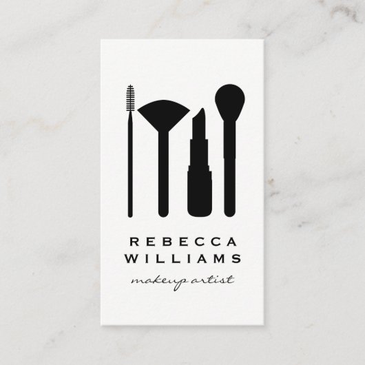 Carte De Visite Artiste de maquillage (Devant)