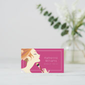 Carte De Visite Artiste de maquillage (Debout devant)
