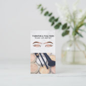Carte De Visite Artiste de maquillage | Beauté des femmes | Yeux (Debout devant)