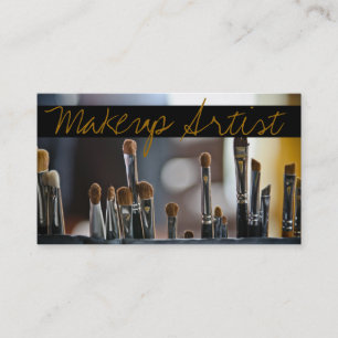 Carte De Visite Artiste de maquillage, beauté, salon, cosmétologue