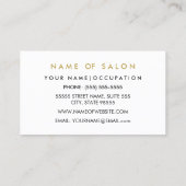 Carte De Visite Artiste De Maquillage Blancs Noirs Avec Lèvres Ros (Dos)