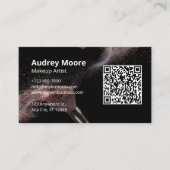 Carte De Visite Artiste de maquillage branché (Devant)