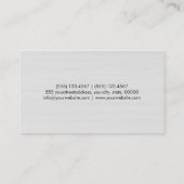 Carte De Visite Artiste de maquillage d'art Abstrait moderne #99 (Dos)