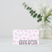 Carte De Visite Artiste de maquillage / Embrasse (Debout devant)