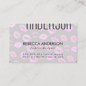 Carte De Visite Artiste de maquillage / Embrasse (Dos)