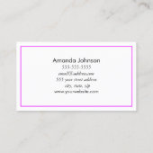 Carte De Visite Artiste de maquillage en lachette et en bâton (Dos)