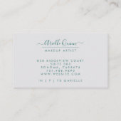 Carte De Visite Artiste de maquillage Ethérée Abstraite (Dos)