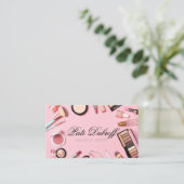 Carte De Visite Artiste de maquillage étonnant - Faites une impres (Debout devant)