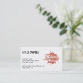 Carte De Visite Artiste de maquillage / Fondation (Debout devant)