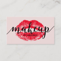 Artiste de maquillage Lèvres rouges Salon de beaut