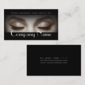 Carte De Visite Artiste de maquillage/modèle professionnels de (Devant / Derrière)