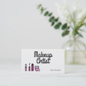 Carte De Visite Artiste de maquillage moderne (Debout devant)
