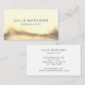Carte De Visite Artiste de maquillage moderne Aquarelle Abstraite (Devant / Derrière)