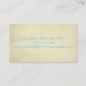 Carte De Visite Artiste de maquillage moderne de lèvres à gouttes  (Dos)