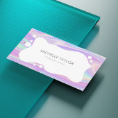 Carte De Visite Artiste de maquillage moderne et branché unique