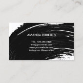 Carte De Visite Artiste de maquillage moderne Mascara brosse (Dos)