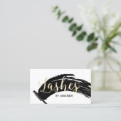 Carte De Visite Artiste de maquillage moderne Mascara brosse (Debout devant)