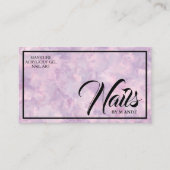 Carte De Visite Artiste de maquillage moderne professionnel des cl (Devant)