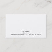 Carte De Visite Artiste de maquillage moderne Séquins Sparkly FAUX (Dos)