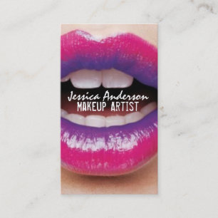 Carte De Visite Artiste de maquillage Ombre Lipstick