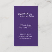 Carte De Visite Artiste de maquillage Ombre Lipstick (Dos)