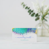 Carte De Visite Artiste de maquillage professionnel Artiste Abstra (Debout devant)