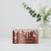 Carte De Visite Artiste de maquillage professionnel coups de fouet (Debout devant)