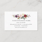 Carte De Visite Artiste de maquillage professionnel de la floraiso (Dos)