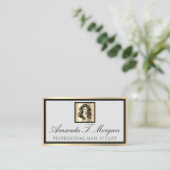 Carte De Visite Artiste de maquillage professionnel Eyelash cheveu (Debout devant)