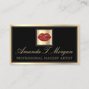 Carte De Visite Artiste de maquillage professionnel Eyelash Coiffe