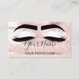 Carte De Visite Artiste de maquillage professionnel Eyelash Microb