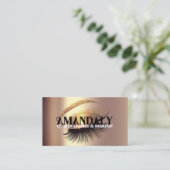 Carte De Visite Artiste de maquillage professionnel Eyelash QR COD (Debout devant)