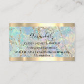 Carte De Visite Artiste de maquillage professionnel Eyelashes Holo (Dos)