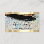 Carte De Visite Artiste de maquillage professionnel Eyelashes Holo (Devant)