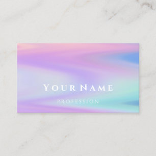 Carte De Visite Artiste de maquillage professionnel Holographe mod