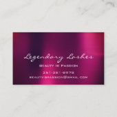 Carte De Visite Artiste de maquillage professionnel Holographe Pur (Dos)