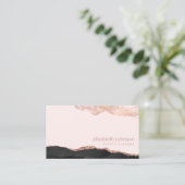 Carte De Visite Artiste de maquillage professionnel moderne et ten (Debout devant)