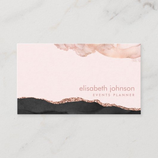 Carte De Visite Artiste de maquillage professionnel moderne et ten (Devant)