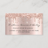 Carte De Visite Artiste de maquillage royal Lashes Confetti Drift  (Dos)