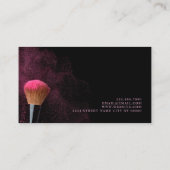 Carte De Visite Artiste de Maquillage Salon (Dos)