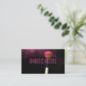 Carte De Visite Artiste de Maquillage Salon (Debout devant)