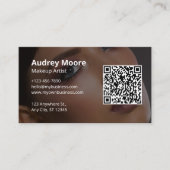 Carte De Visite Artiste de maquillage tendance unique (Devant)