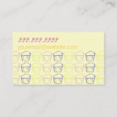 Carte De Visite Artiste de petit gâteau (Dos)